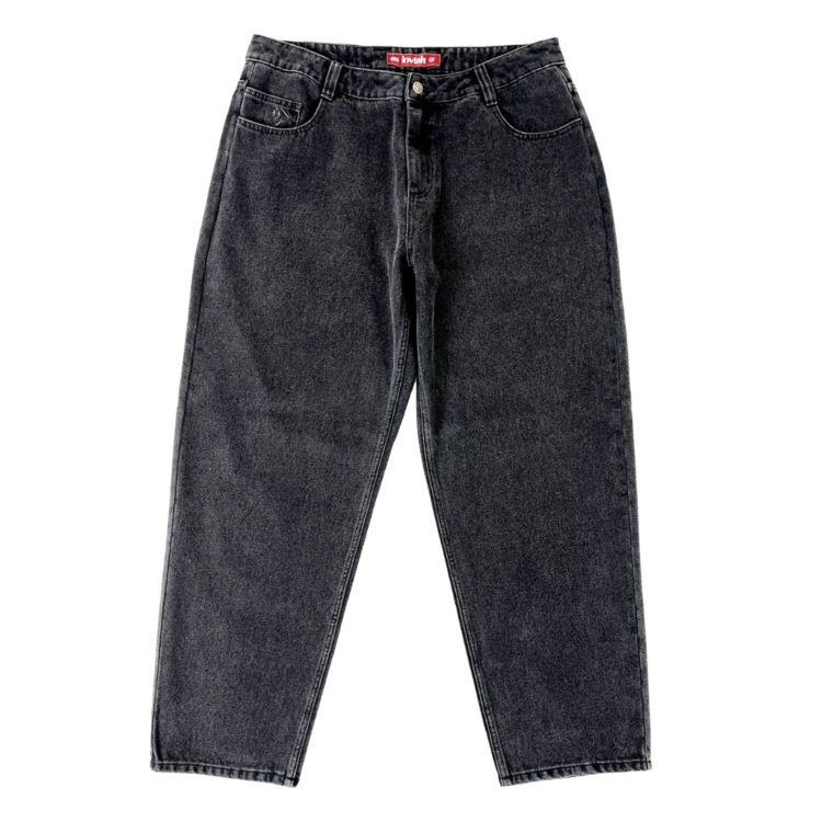 Loviah LOVIAH 1990 BAGGY DENIM PANTS BLACK DENIM