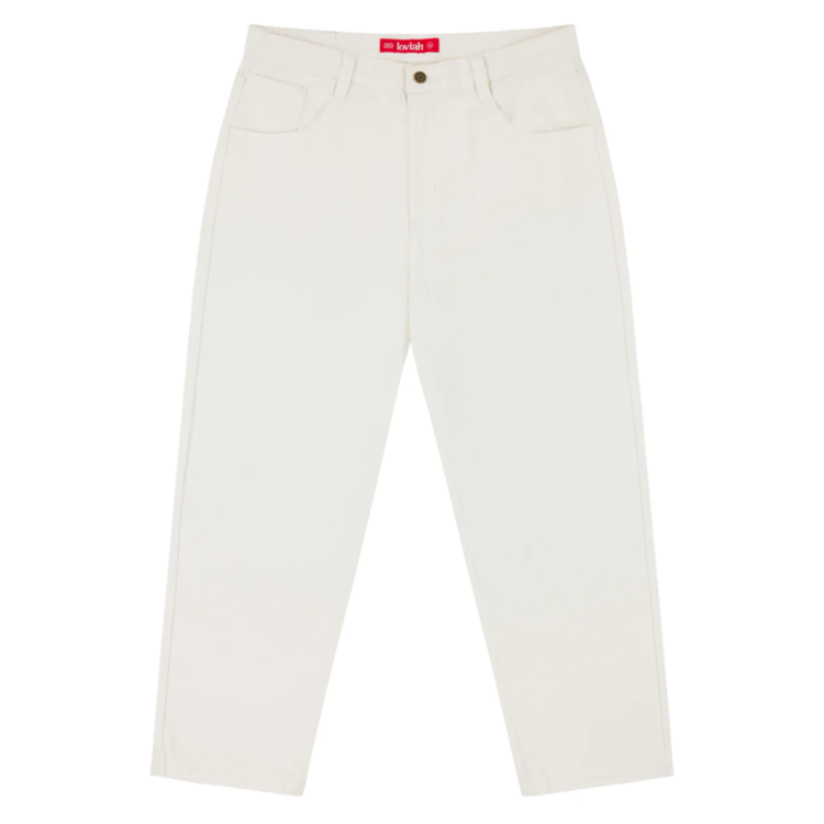 Loviah LOVIAH 1990 BAGGY DENIM PANTS DYE SAND BLEACH WASH