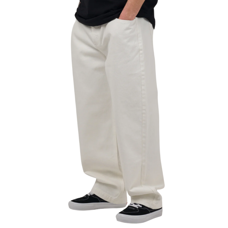 Loviah LOVIAH 1990 BAGGY DENIM PANTS DYE SAND BLEACH WASH