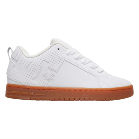 DC DC COURT GRAFFIK WHITE/GUM