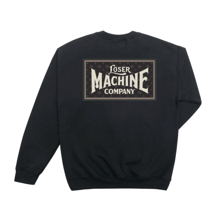 LOSER MACHINE Loser Machine STREET SOUND CREW FLEECE BLACK