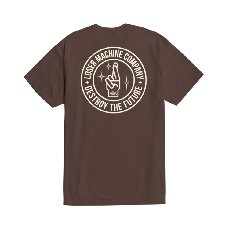 LOSER MACHINE Loser Machine CONGREGATE TEE JAVA BROWN