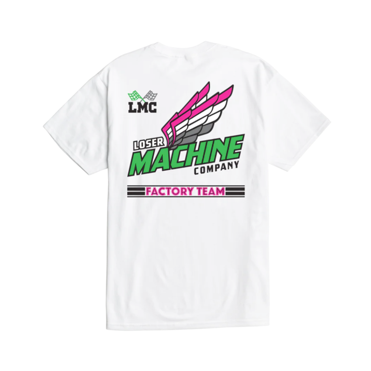 LOSER MACHINE Loser Machine FOUR STROKE TEE WHITE