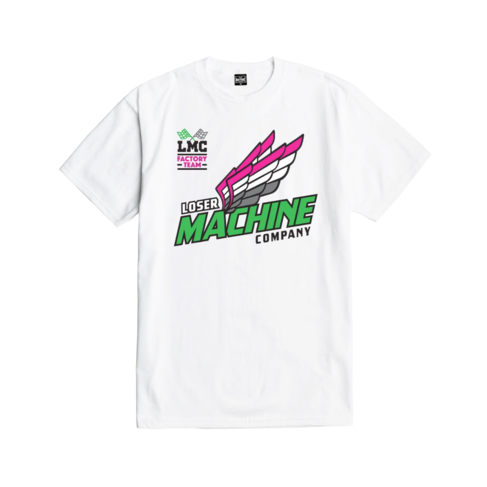 LOSER MACHINE Loser Machine FOUR STROKE TEE WHITE