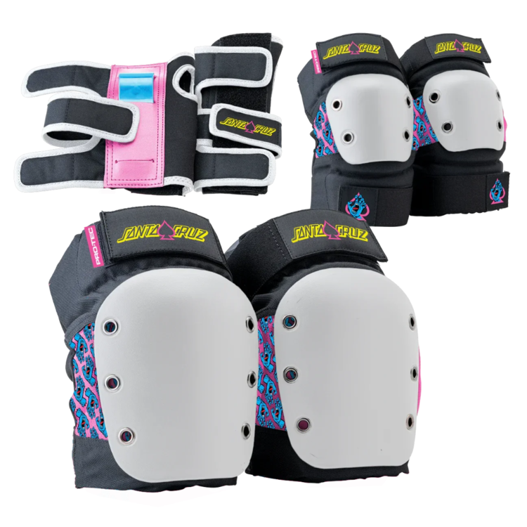 Pro-Tec PRO-TEC JR 3 PACK PAD SET SANTA CRUZ