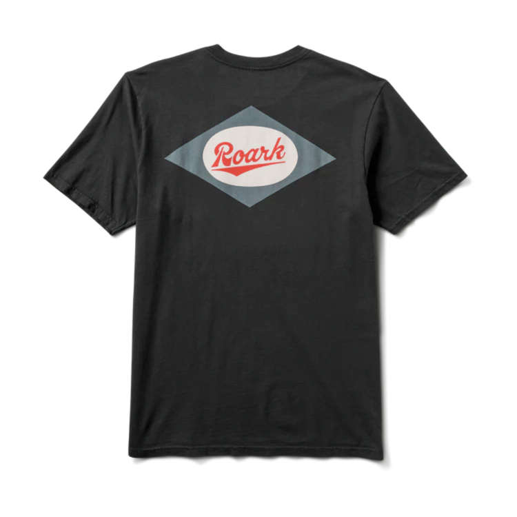 Roark ROARK DIAMOND SCRIPT POCKET TEE BLACK