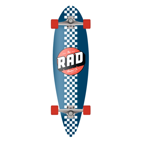 RAD COMPLETE - CHECKER STRIPE PINTAIL MINI (9)