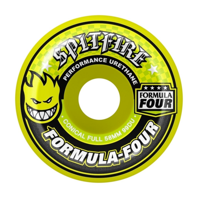 Spitfire SPITFIRE F4 99 CONICAL FULL 58 NEON YELLOW