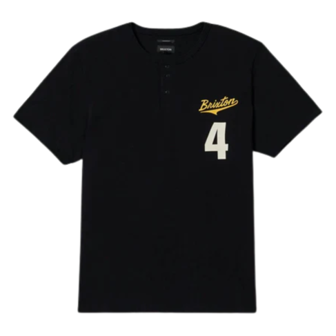 Brixton Brixton THE LEAGUE BASEBALL TEE BLACK/BLACK