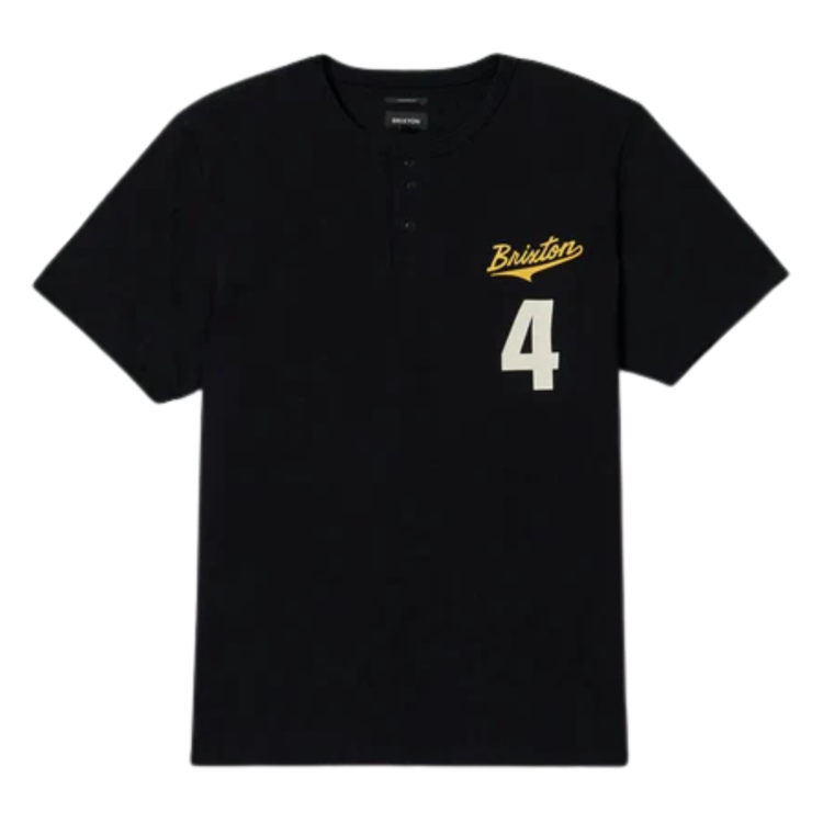 Brixton Brixton THE LEAGUE BASEBALL TEE BLACK/BLACK