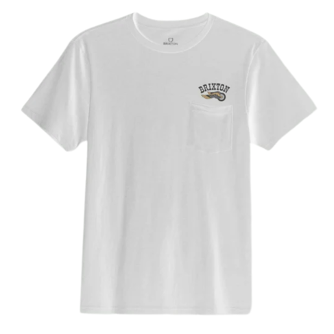 Brixton Brixton ROLLER S/S TLRT PKT TEE WHITE