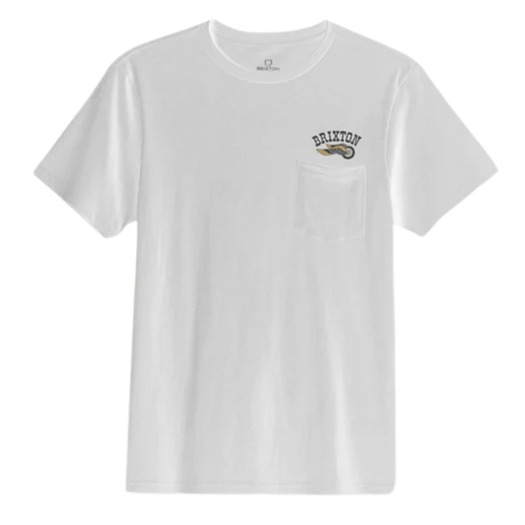Brixton Brixton ROLLER S/S TLRT PKT TEE WHITE