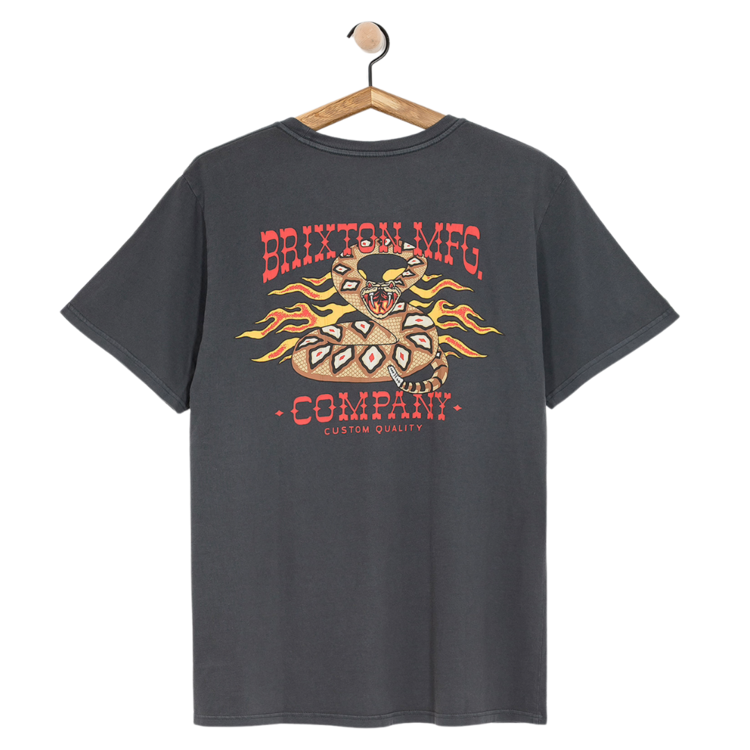 Brixton Brixton HARDEE S/S STT BLACK WORN WASH