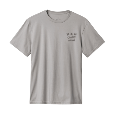 Brixton Brixton HUBAL S/S TLRT HEATHER GREY