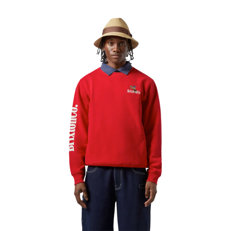 Brixton Brixton INWOOD CREW CRIMSON