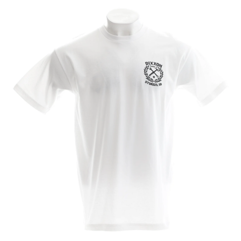 DIXXON DIXXON STURGIS BLACK SKETCHY CREST TEE WHITE