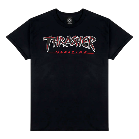 Thrasher THRASHER SLASH T-SHIRT BLACK
