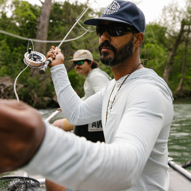 SENDERO SENDERO YUCATAN BAMBOO HOODIE FRIO BLUE