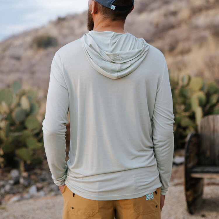 SENDERO SENDERO YUCATAN BAMBOO HOODIE FRIO BLUE