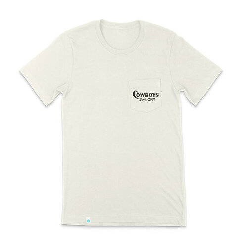SENDERO SENDERO COWBOYS DON'T CRY T-SHIRT VINTAGE WHITE