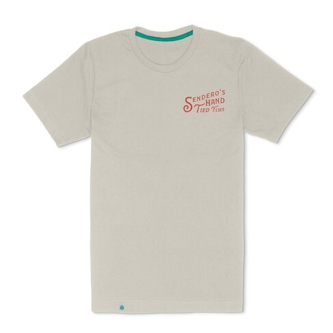 SENDERO SENDERO HAND TIED FLIES T-SHIRT GRAY