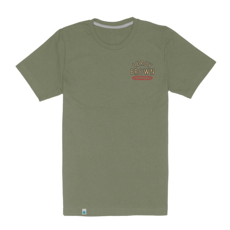 SENDERO SENDERO LEROY BROWN T-SHIRT SAGE