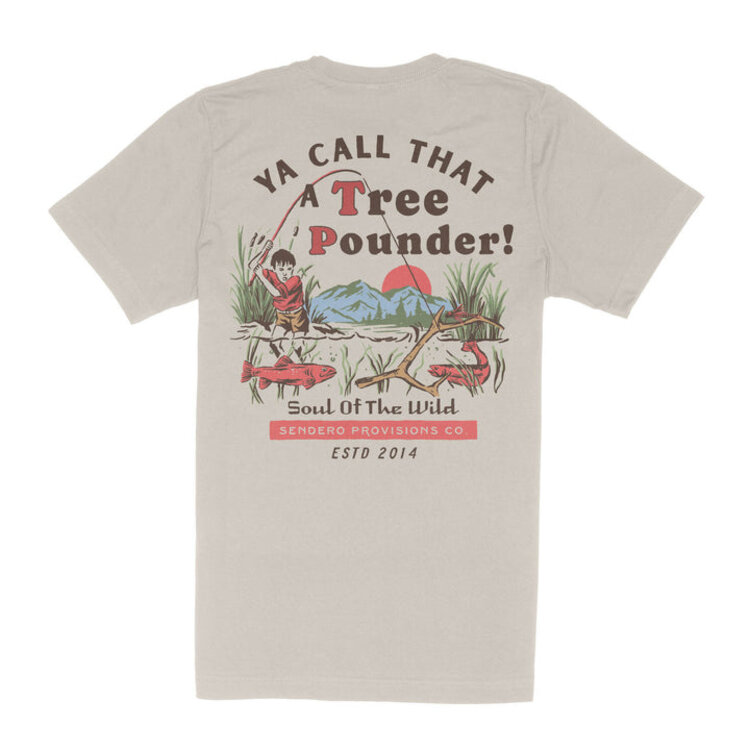 SENDERO SENDERO TREE POUNDER T-SHIRT SAND