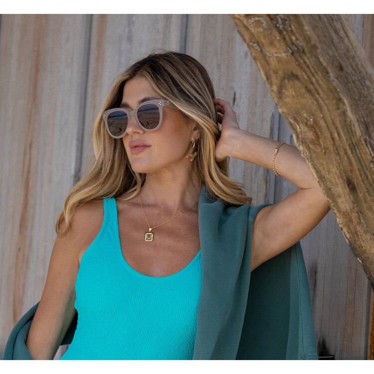 I-SEA I-SEA CLEO OATMEAL/ BROWN POLARIZED