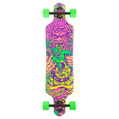 SANTA CRUZ DROP THRU WAVE DOT SPLICE 9x36 - Industry Skate