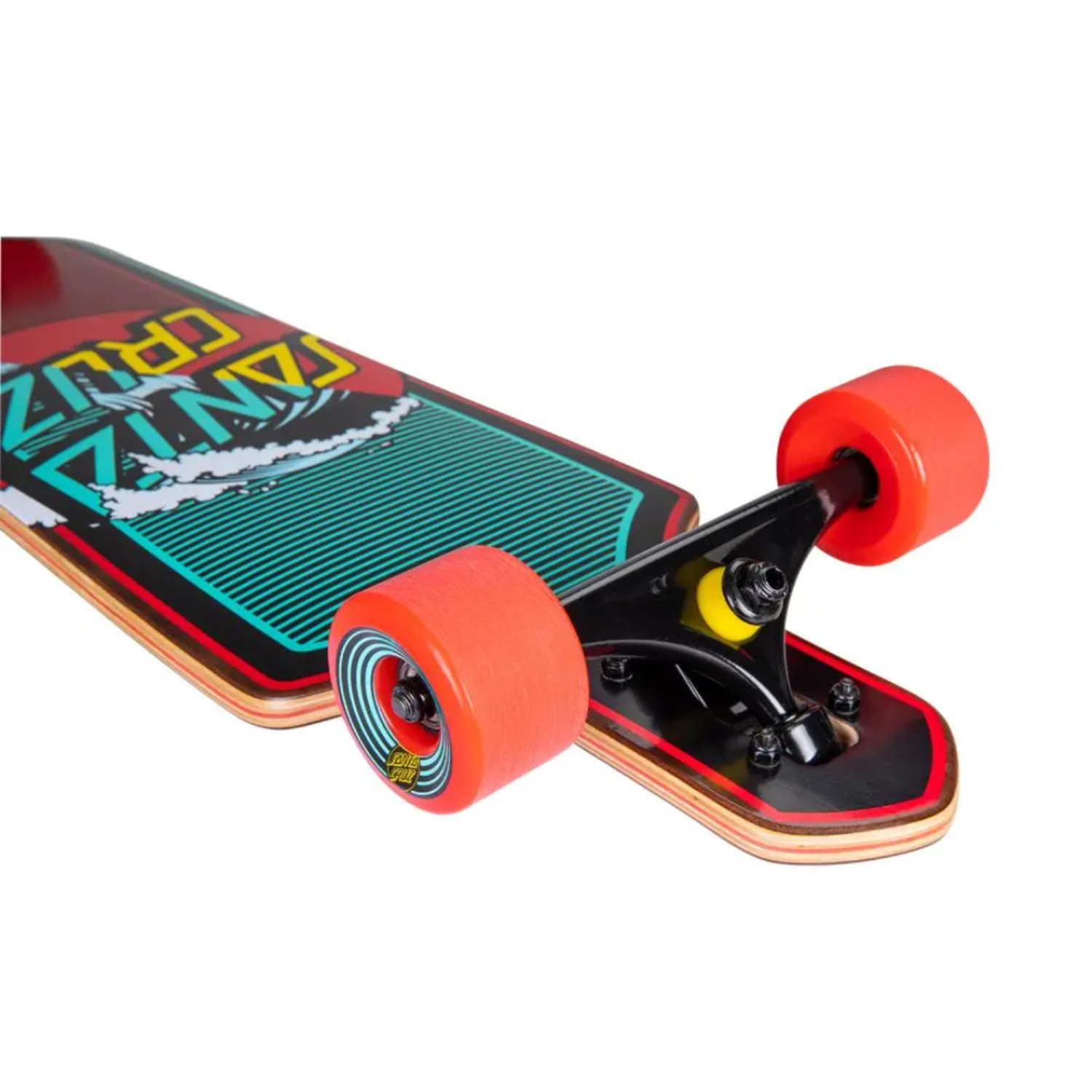 SANTA CRUZ DROP THRU WAVE DOT SPLICE 9x36 - Industry Skate