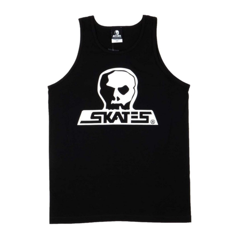 SKULL SKATES SKULL SKATES SKULL TANK BLACK