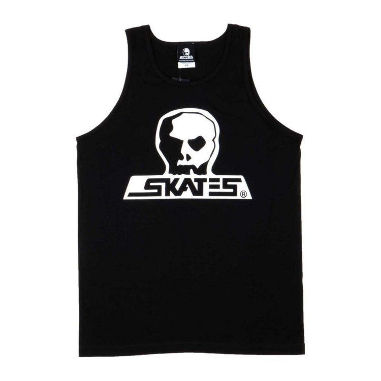 SKULL SKATES SKULL SKATES SKULL TANK BLACK