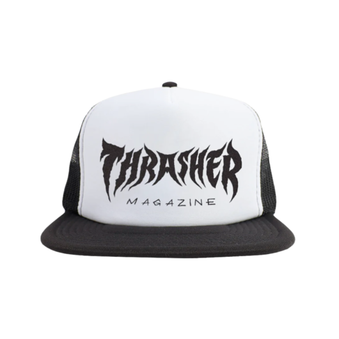 Thrasher THRASHER METAL TRUCKER HAT BLACK/WHITE