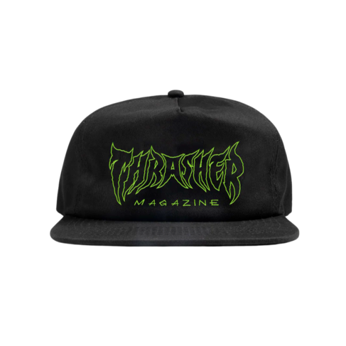 Thrasher THRASHER METAL SNAPBACK BLACK