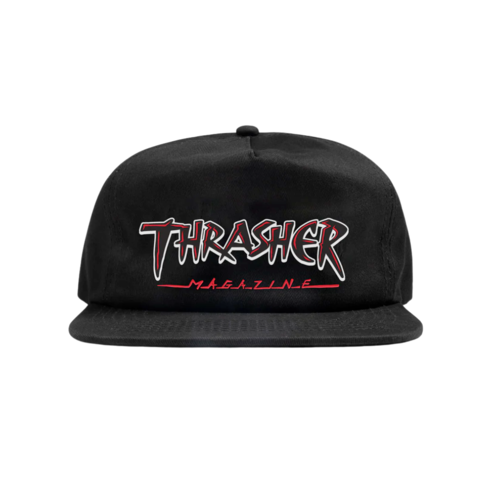 Thrasher THRASHER SLASH SNAPBACK BLACK