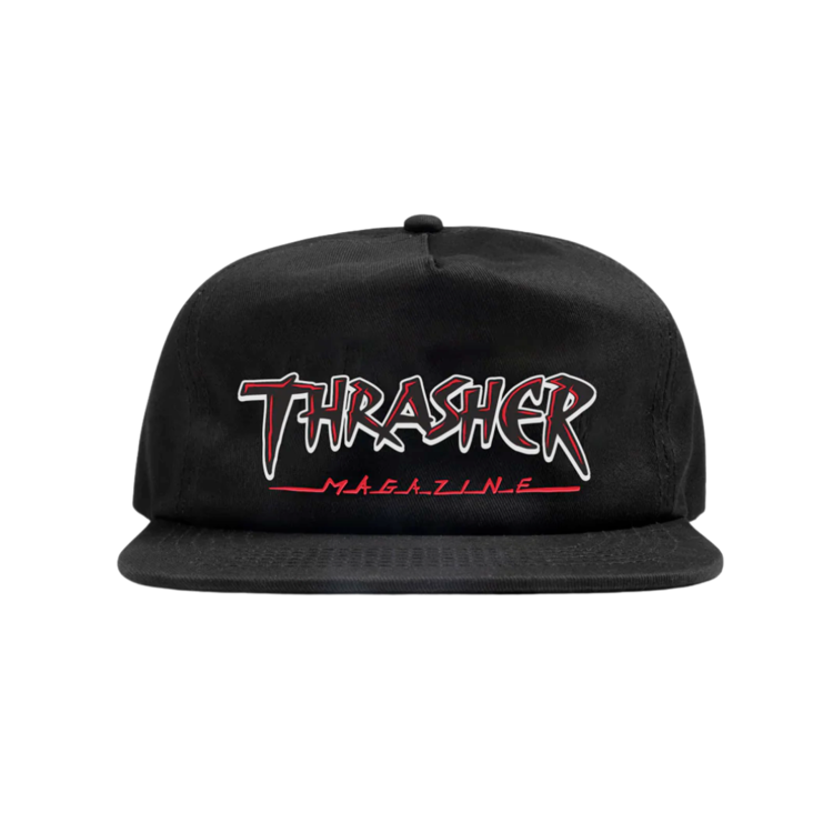Thrasher THRASHER SLASH SNAPBACK BLACK