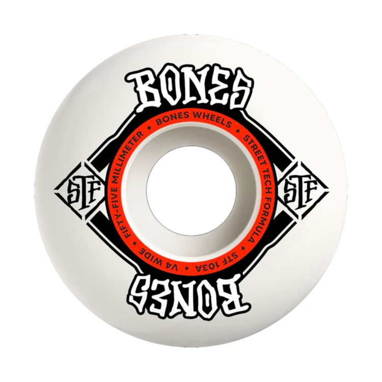 BONES BONES STF WHEELS V4 WIDE 103A 53MM - NATURAL