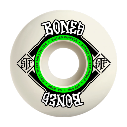 BONES STF 53㎜99a V4 BONES STF 53㎜99a V4 BONES WHEELS STF Skateboard Wheels Wide