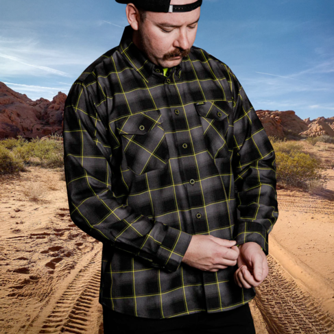 DIXXON DIXXON ADS RACING SHOCKS FLANNEL