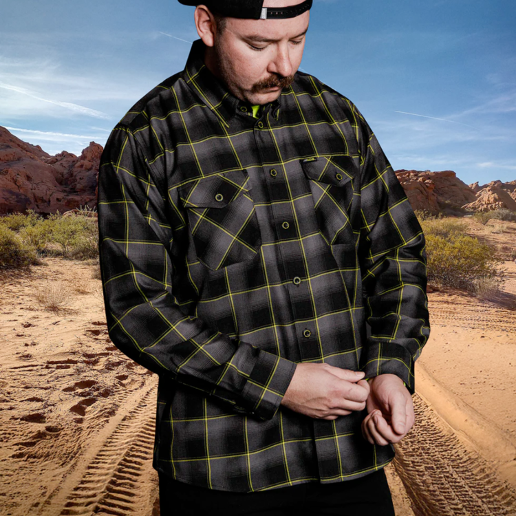 DIXXON DIXXON ADS RACING SHOCKS FLANNEL