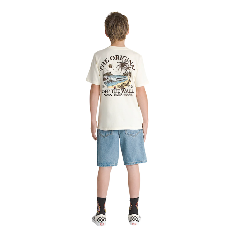 Vans Vans B CHECK-5 BAGGY DENIM SHORT STONEWASH BLUE