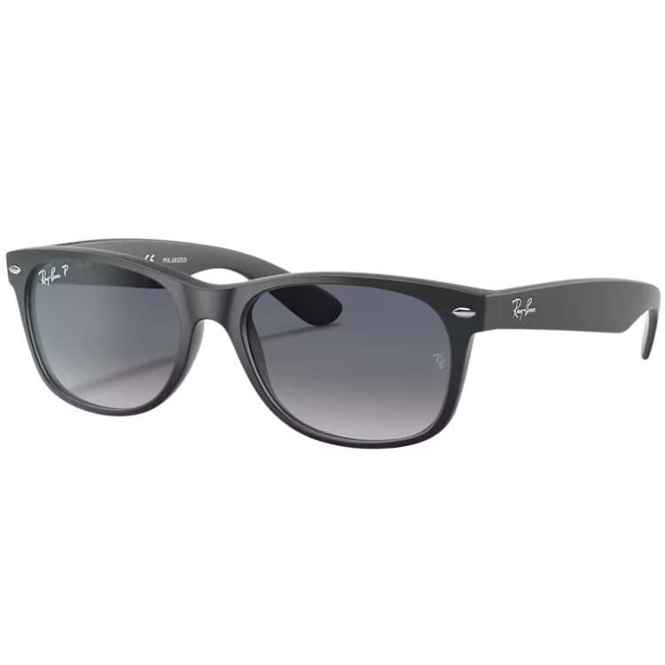 Ray-Ban Ray-Ban NEW WAYFARER MATTE BLACK W/BLUE GRADIENT GREY