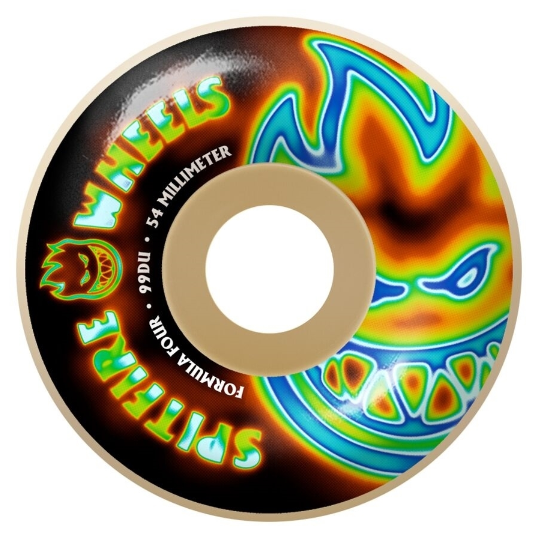 スケートボード 54mm F4 99 Radiocative Bighead Spitfire Formula Four Radioactive Bighead Classic Wheel 99DU – DLX