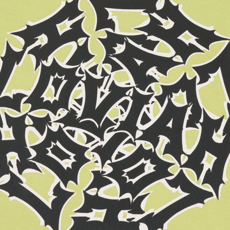 Loviah Loviah SPIDER WEB TEE LIME