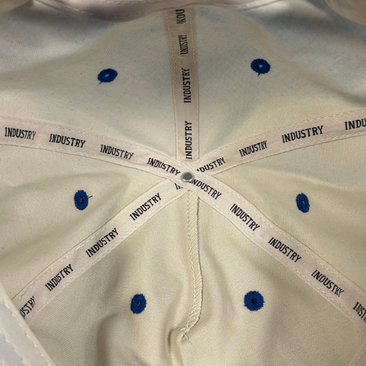 Industry INDUSTRY NUTS & BOLTS UNSTRUCTURED CAP BLUE