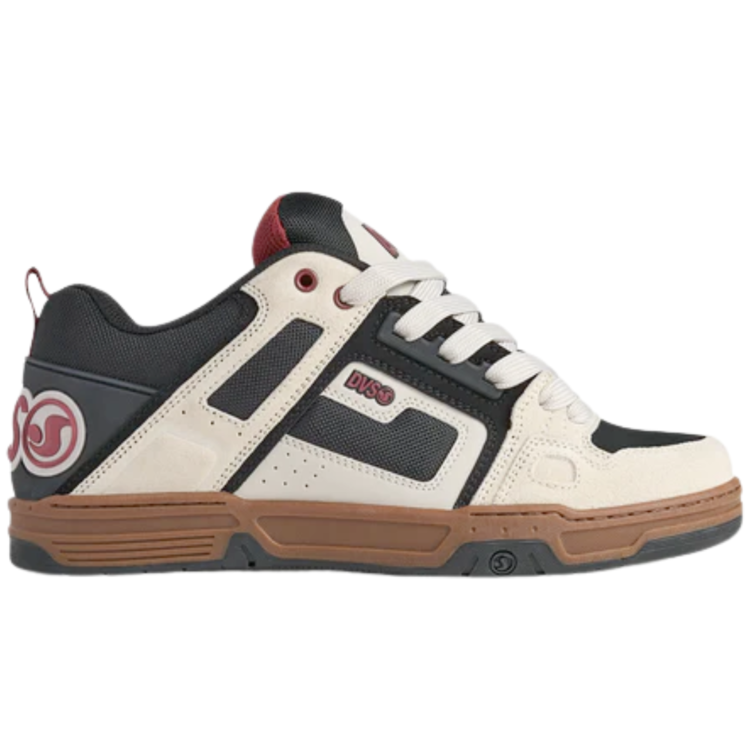 DVS DVS COMANCHE SILVER GRAY BLK RUBY WINE