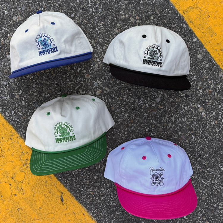 Industry INDUSTRY ROSETTES UNSTRUCTURED CAP PINK