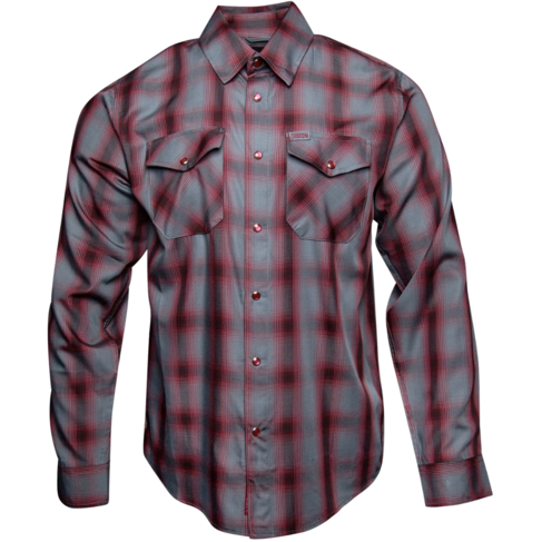 DIXXON DIXXON THE RAGE LS BAMBOO GREY MAROON