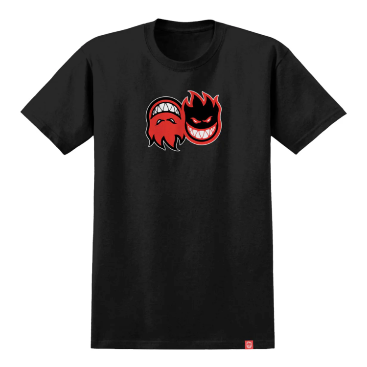 Spitfire Spitfire ETERNAL FILL SS TEE BLACK W/ RED, BLACK & WHITE PRINT