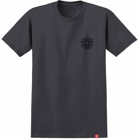 Spitfire Spitfire CLASSIC '87 SWIRL FILL SS TEE CHARCOAL W/ BLK/WHT